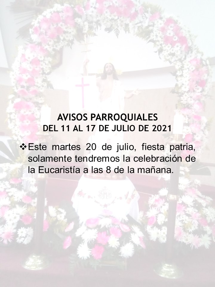 Avisos parroquiales