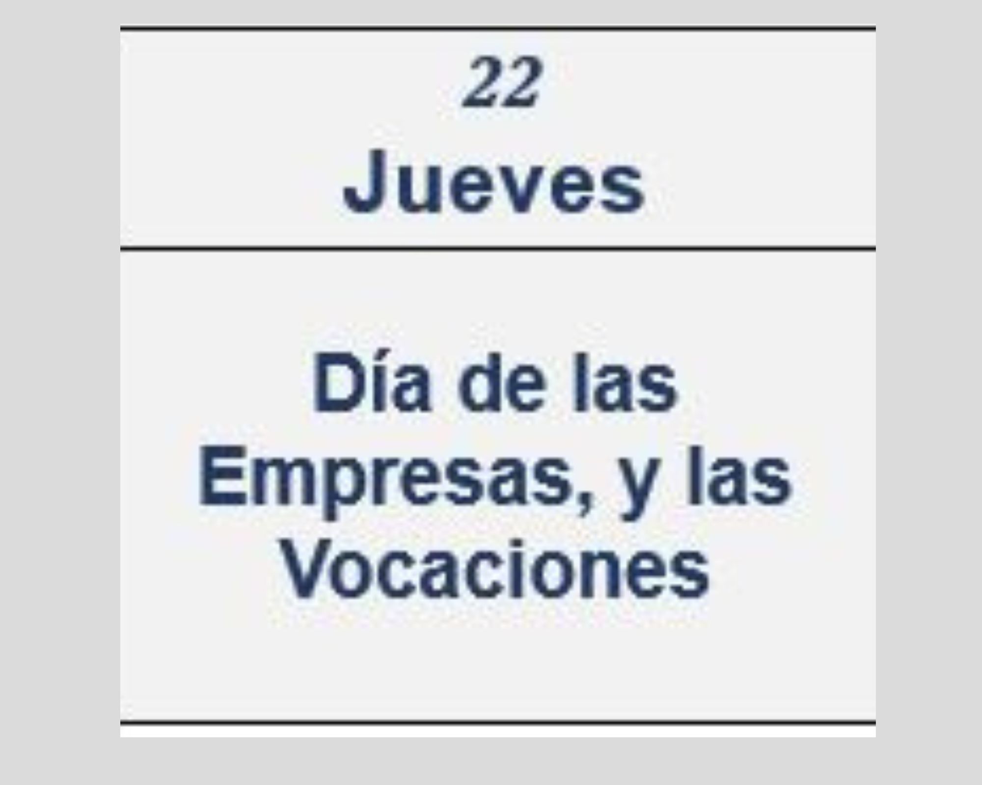 JUEVES 22
