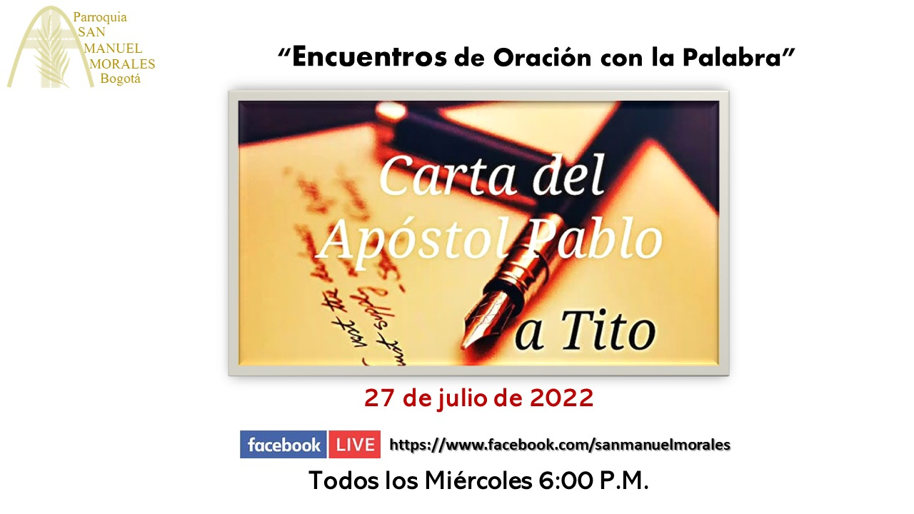 Encuentro semanal con la palabra