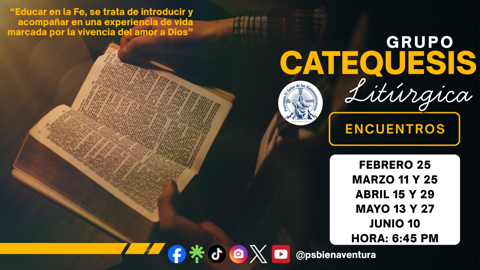 Catequesis Litúrgica 2026