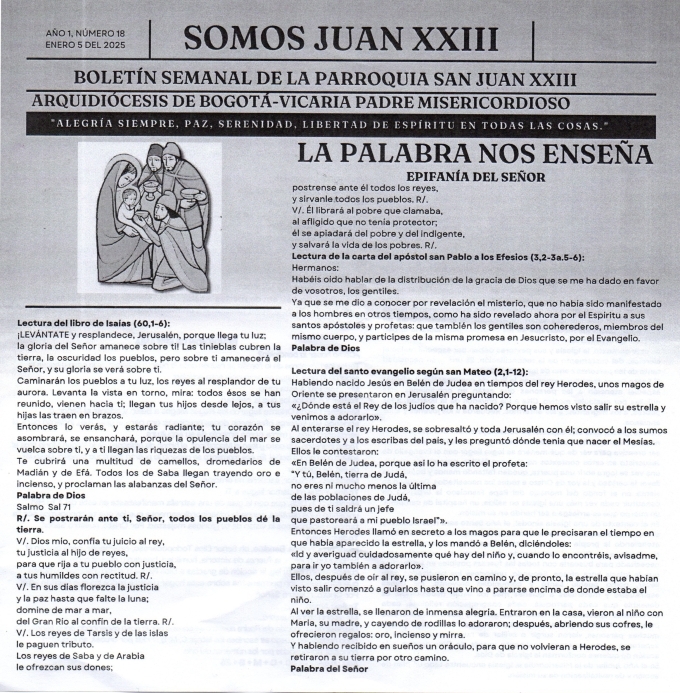Boletín 5 enero
