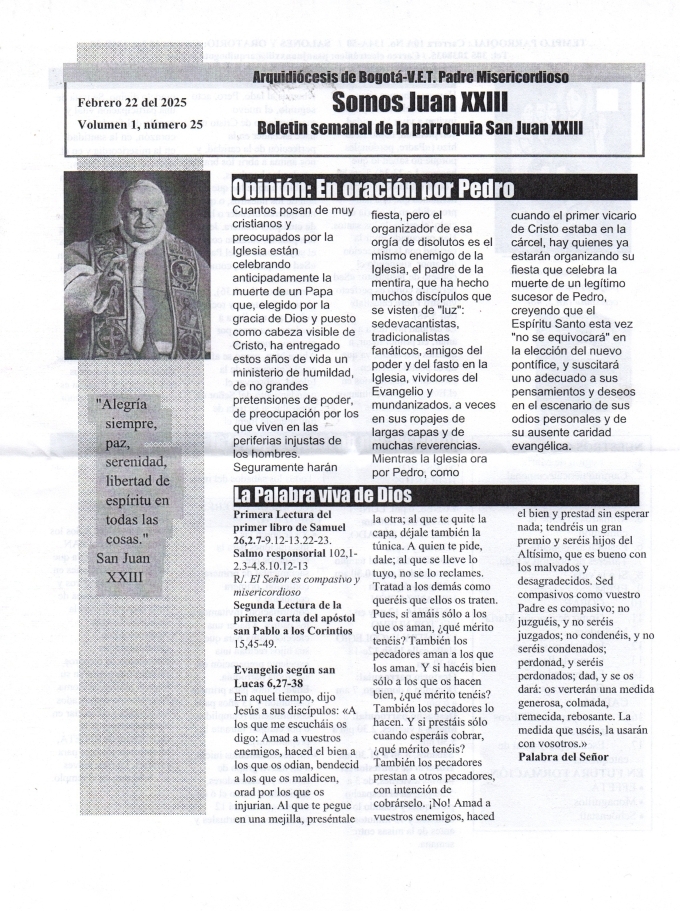 Boletín 23 febrero