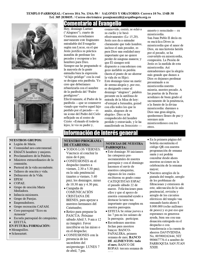 Boletín 30 marzo