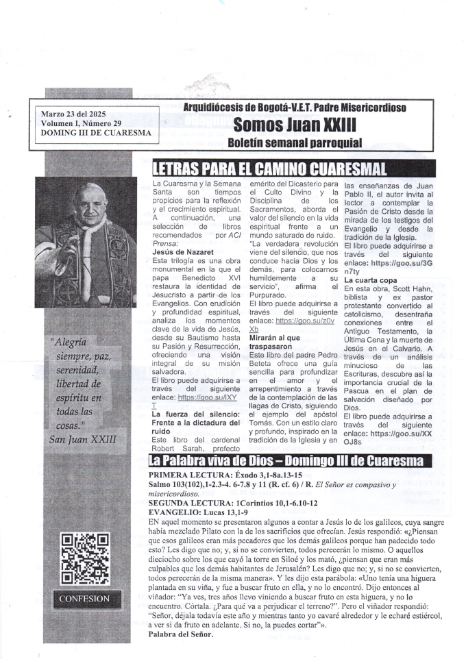 Boletín 23 marzo 