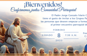 Invitación Conformemos Juntos Comunidad Parroquial 2025