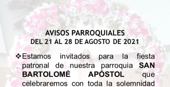 Avisos parroquiales