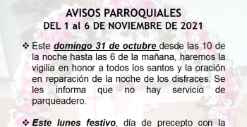 Avisos parroquiales