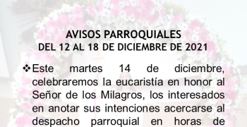 Avisos parroquiales